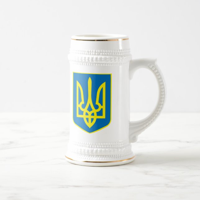 Ukraina vapensköldmugg sejdel (Höger)