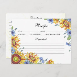 Ukraina Vattenfärg Receptkort Vykort