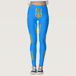 Ukraina Volodymyr från Underbara Tryzub-Flagga Leggings