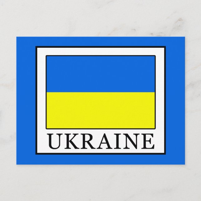 Ukraina Vykort (Framsida)
