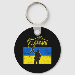 Ukraina Wolverines Nyckelring