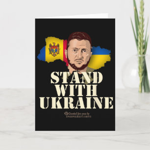 Ukraina Zelensky flaggor för Republiken Moldavien Kort