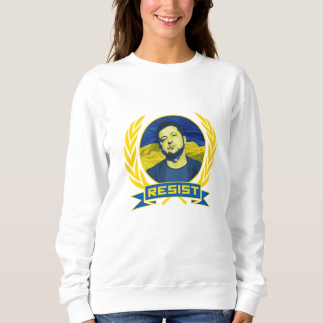 Ukraina Zelensky Resisty T Shirt (Framsida)