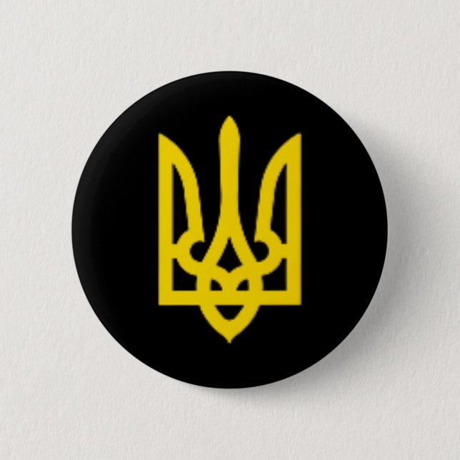 Ukraina Zelensky ukrainska Trident statsvapen Ze Knapp (Framsida)