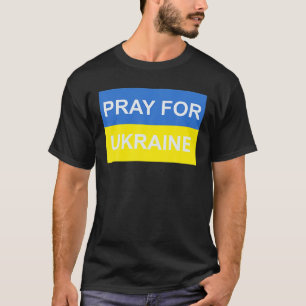 Ukrainanska Älskare Ukraina Karta Pray for Ukraina T Shirt