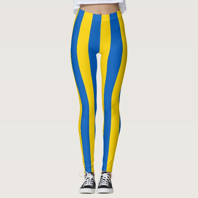 Ukrainanska Flagga (Ukraina) Leggings (Framsida)