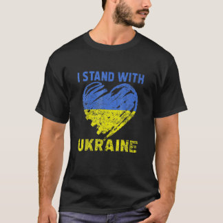Ukrainas Älskare I står med Ukraina i hjärtat T Shirt