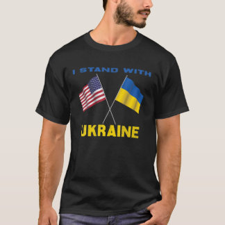 Ukrainas Älskare I står på Ukrainas sida T Shirt