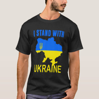 Ukrainas Älskare I står på Ukrainas sida T Shirt