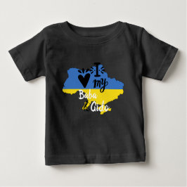 Ukrainas Baby I Kärlek My Baba and Gido Clothing T Shirt