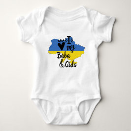 Ukrainas Baby I Kärlek My Baba and Gido Clothing T Shirt