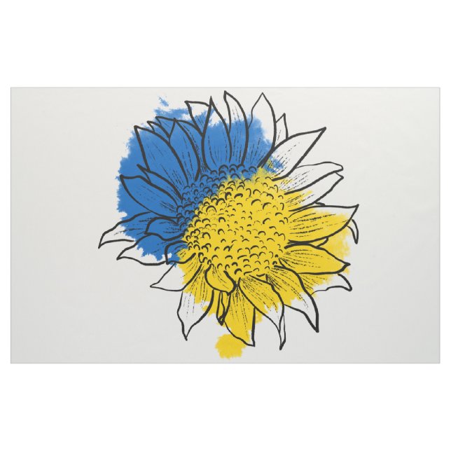 Ukrainas blomsterstöd tyg (Yard)
