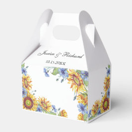 Ukrainas favoritruta för vattenfärgsbröllop presentaskar