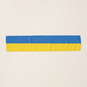Ukrainas Flagga Blue Gult Ukrainas stöd Sjal