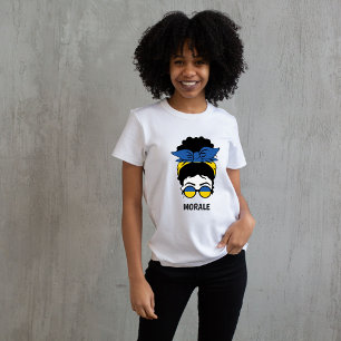 Ukrainas Flagga Girl Support Ukrainska Kyiv T-shir T Shirt