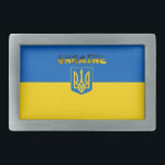 Ukrainas flagga-jackande av arm<br><div class="desc">Flagga och Jackande av Ukrainas arm</div>