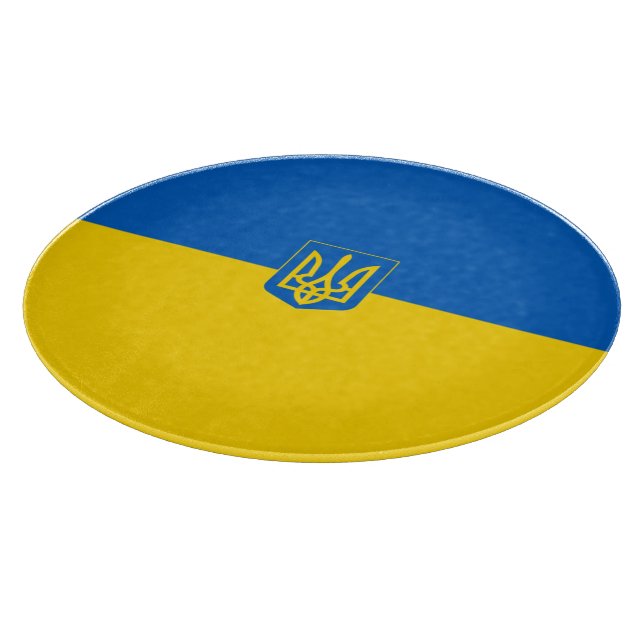 Ukrainas flagga-jackande av arm (Hörn)