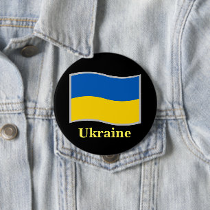 Ukrainas flagga knapp