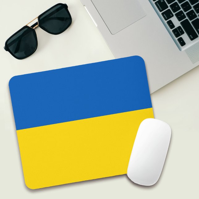 Ukrainas Flagga Musmatta (Skapare uppladdad)
