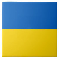 Ukrainas Flagga på Tile