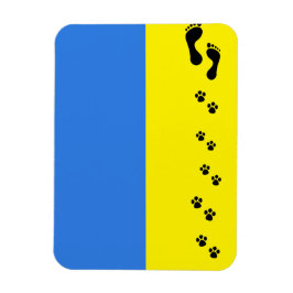 Ukrainas Flagga, Rädda djuren Magnet