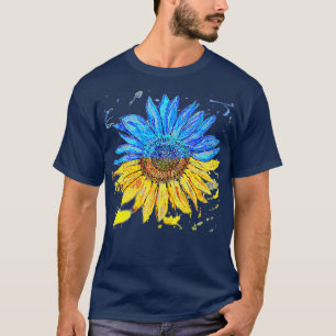 Ukrainas Flagga Solros VintageUkrainas Support Lo T Shirt