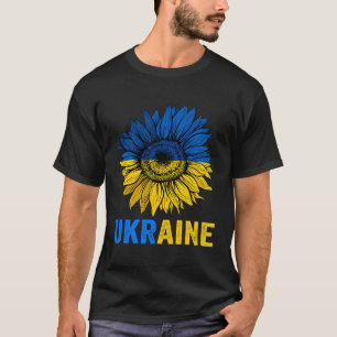 Ukrainas Flagga Solrosols Vintage Shirt Ukrainsk S T