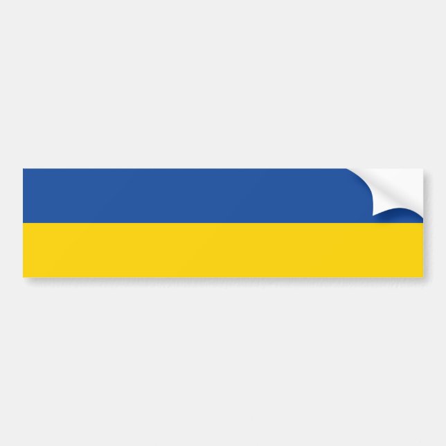 Ukrainas Flagga, Ukrainas Land Patriotic Gift Bildekal (Framsidan)