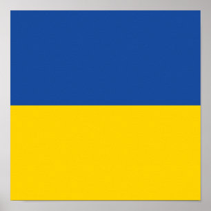 Ukrainas Flagga, Ukrainas Land Patriotic Gift Poster