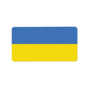 Ukrainas Flagga, ukrainska slava Ukrainini С л а в Adressetikett