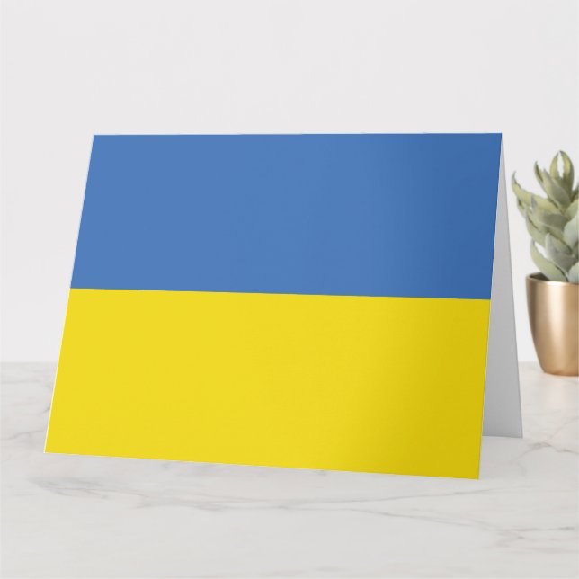 Ukrainas Flagga, ukrainska slava Ukrainini С л а в Kort (Liten växt)