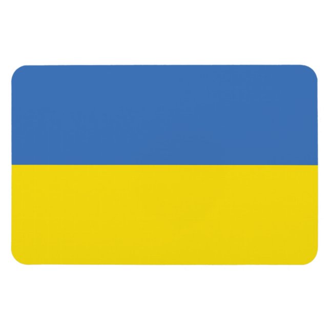 Ukrainas Flagga, ukrainska slava Ukrainini С л а в Magnet (Horisontell)