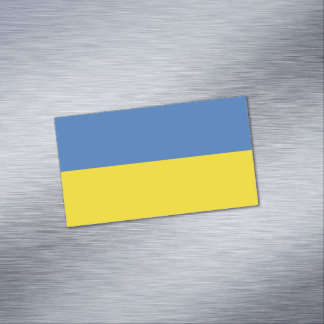 Ukrainas Flagga, ukrainska slava Ukrainini С л а в Magnetiska Visitkort