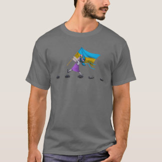 Ukrainas flicka jag står med Ukrainas stöd Ukraina T Shirt