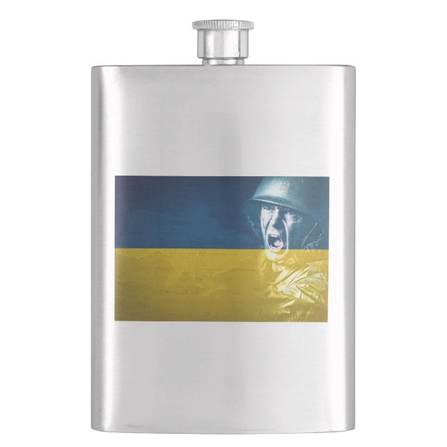 Ukrainas fredssoldat i Krig Fickplunta (Framsidan)
