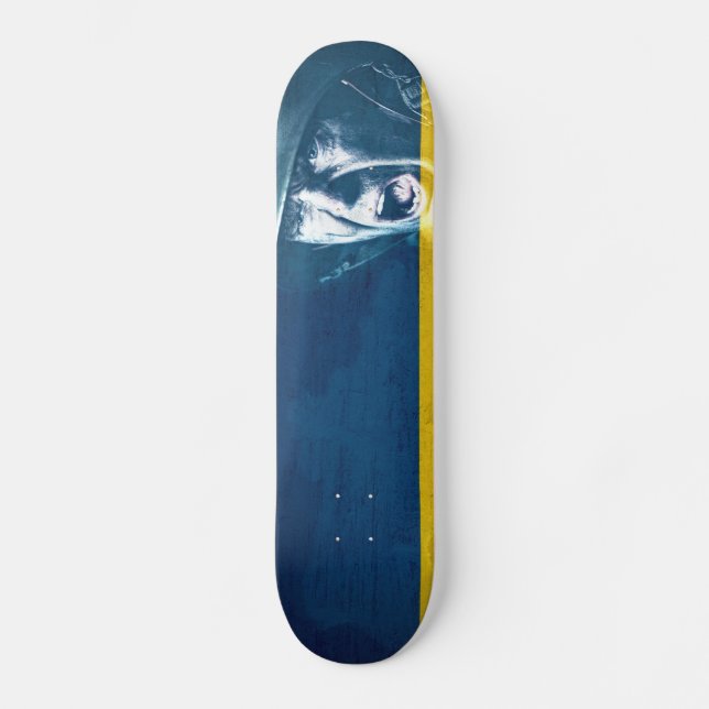 Ukrainas fredssoldat i Krig Mini Skateboard Bräda 18,5 Cm (Framsida)