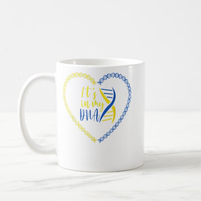 Ukrainas generalstöd Ukraina med fred Ukraina F Kaffemugg (Vänster)