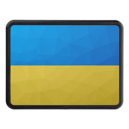 Ukrainas gult, blå geometrisk mönster-maska dragkroksskydd