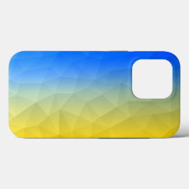 Ukrainas gult, blått, geometriskt nät mönster