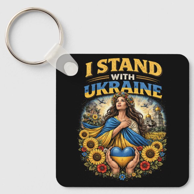 Ukrainas hjärta nyckelring (Framsida)