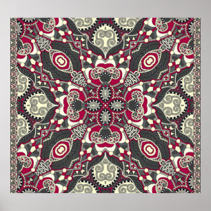 Ukrainas Karakoko: Silke Nacke Scarf Design Poster