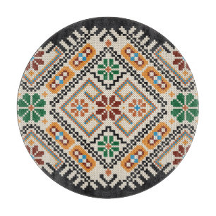 Ukrainas Kor-Stitch: Ethnic Handmade Mönster.