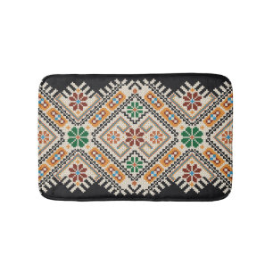 Ukrainas Kor-Stitch: Ethnic Handmade Mönster. Badrumsmatta