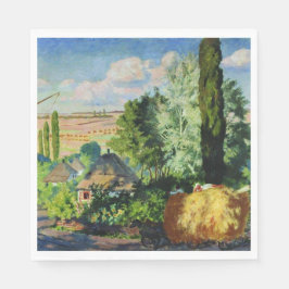 Ukrainas landskap (Rural Farms) (Art of Ukraina) Pappersservett