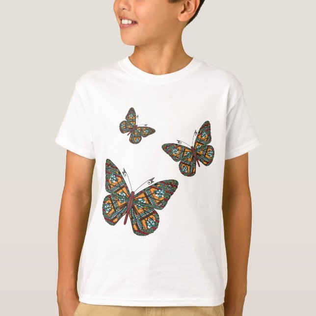 Ukrainas monarch Barn och Baby Shirt T Shirt (Framsida)