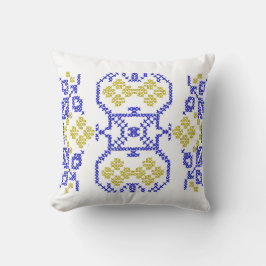 Ukrainas motiv. Gult Blue Thro Kudde