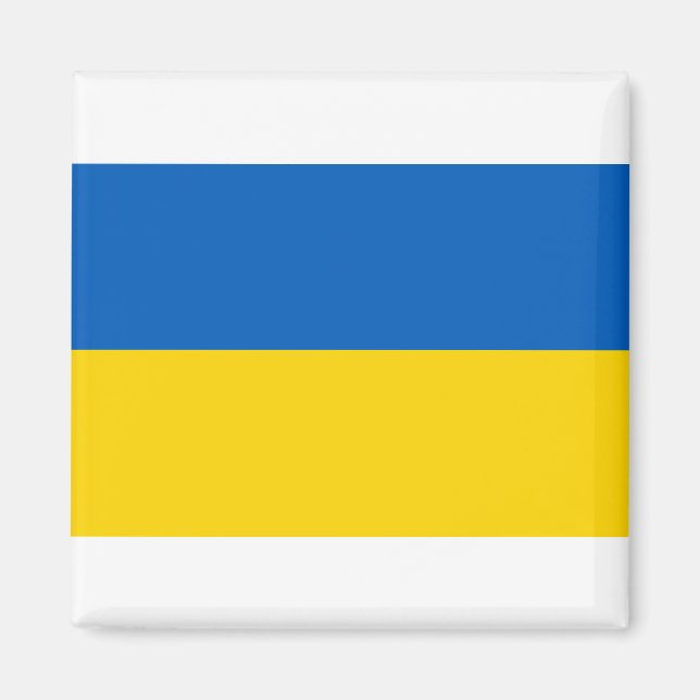 Ukrainas nationella Flagga/р к а ї н а Magnet (Framsidan)
