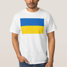Ukrainas nationella Flagga T-Shirt
