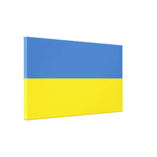Ukrainas nationella Flagga, ukrainska slava Ukrain Canvastryck
