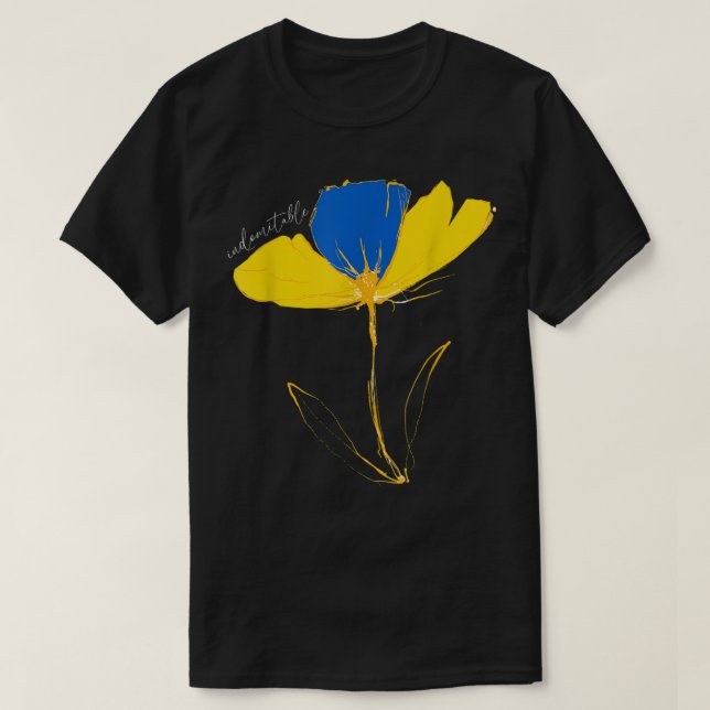 Ukrainas "omättliga", oövervinneliga ukrainska sjä t shirt (Design framsida)